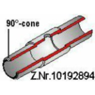 Tube, uncoated 90°, 10 ks (56Shi00)