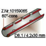 Tube, uncoated, 5 holes 60°, 10 ks (56Shi18)