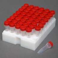 48 Position Short Rack Kit - includes 48 - 0.5mL Polypropylene Vials, with Screw On Caps (SP6323)