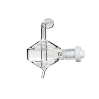 Twister Spray Chamber with Helix and Screw Mount, 50ml cyclonic, Borosilicate glass (20-809-3892HE)