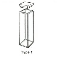 Standardní pravoúhlá kyveta, typ 1, 10 mm, optické sklo (1-G-10)