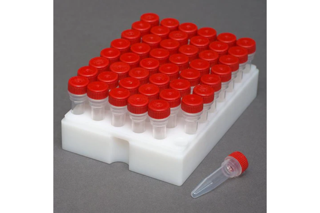 48 Position Short Rack Kit - includes 48 - 0.5mL Polypropylene Vials, with Screw On Caps (SP6323)
