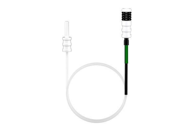 Probe Connecting Line 0.18mm ID with EzyFit (Green/Black) (70-803-2085)