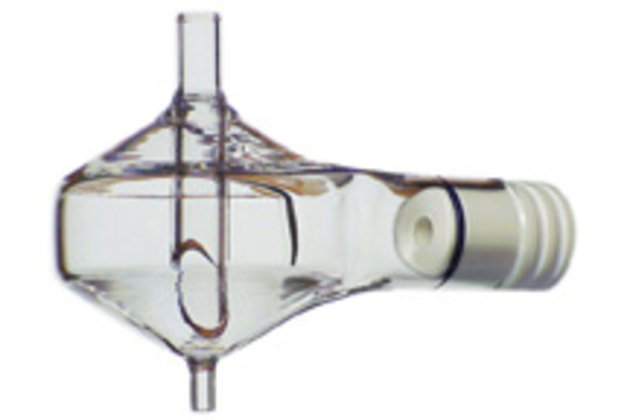 Twister Spray Chamber, 50ml cyclonic, Borosilicate glass (20-809-0285)
