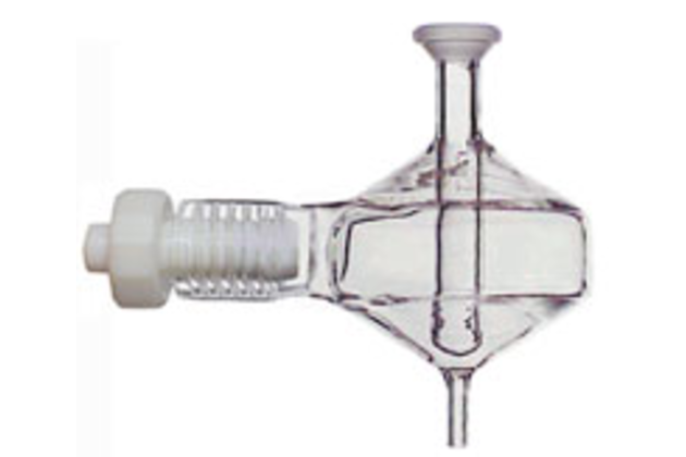 Twinnabar Spray chamber with Helix, 20ml cyclonic, Borosilicate glass (20-809-0498HE)