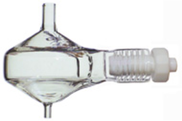 Tracey Spray Chamber with Helix, 50ml cyclonic, Borosilicate glass (20-809-0600HE)