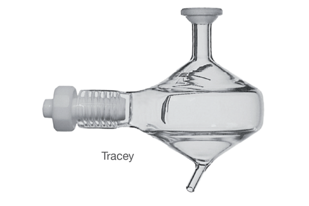Tracey Spray Chamber with Helix , 50ml cyclonic, Borosilicate glass (20-808-8882HE)