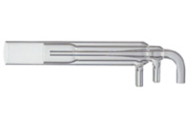 Quartz Torch High Solids (Short) with 90 Deg. Bend & 2.3mm Injector for 700-ES or Vista Axial (30-808-9983)