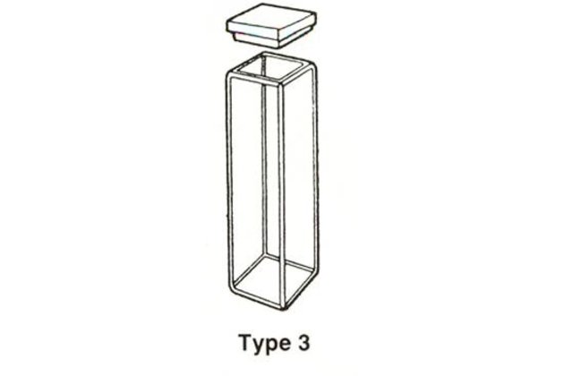 Kyveta, typ 3 – fluorimetrická pravoúhlá