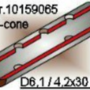 Tube, uncoated, 5 holes 60°, 10 ks (56Shi18)