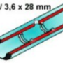 Pyrolytická kyveta s půlkruhovými mezikružím pro Thermo Electron (Unicam), 10 ks (56UN004)