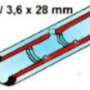 Pyrolytická kyveta s půlkruhovými mezikružím s prodlouženou životností, Thermo Electron (Unicam), 10 ks (56UN006)