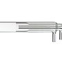 Quartz Torch with 90 Deg. Bend & 1.8mm Capillary Injector for 700-ES or Vista Axial (30-808-3315)